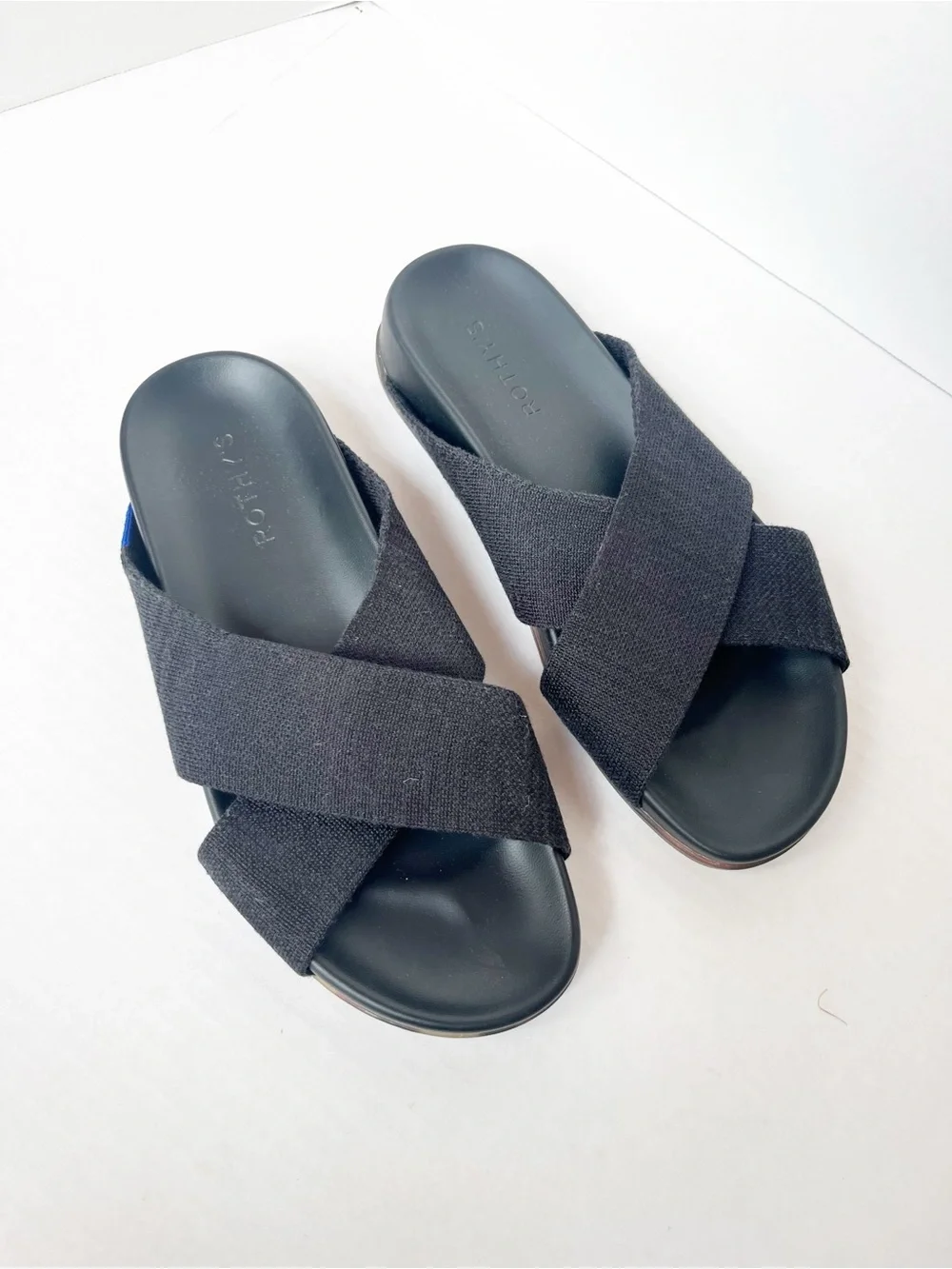 Rothy’s The Weekend Slide Sandal Black